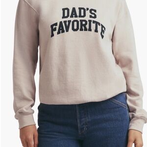 Favorite Daughter Cream Sweatshirt - Dad's Favorite